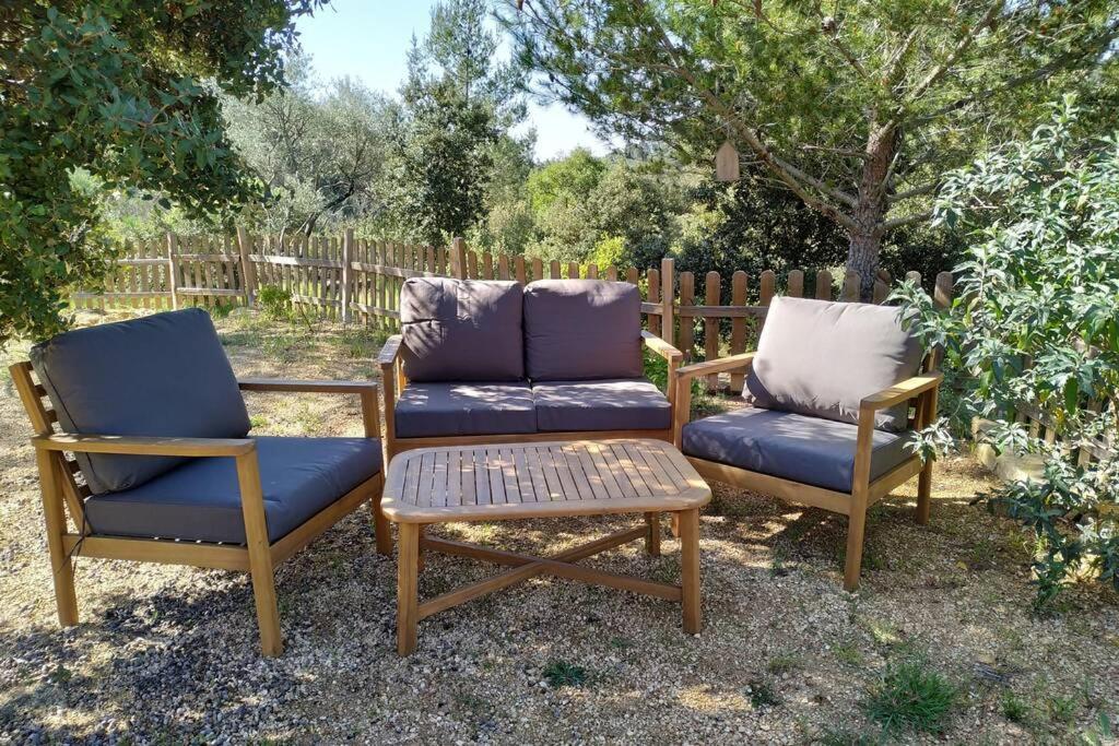 L'Arbre A Soleil Villa Aigues-Vives  Eksteriør bilde